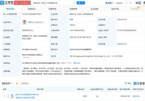 奧比中光杭州成立科技公司，加速AI技術服務布局